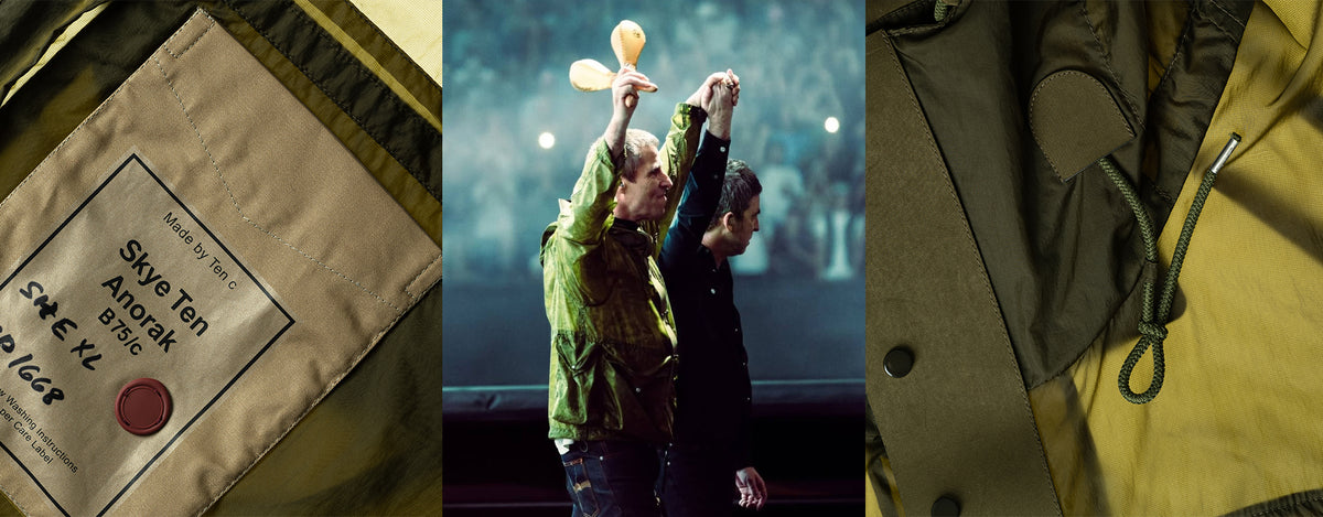 Liam Gallagher Wearing The Ten C Skye Ten Anorak